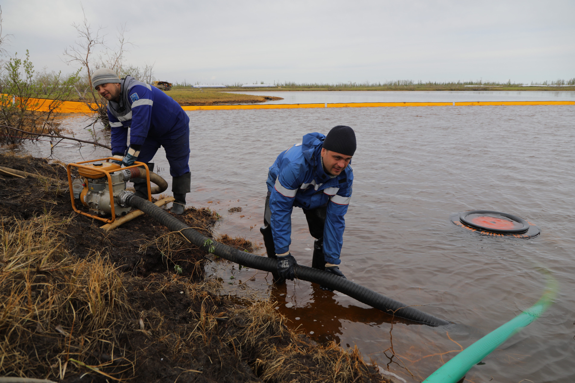 Транснефть - Сибирь разлив топлива