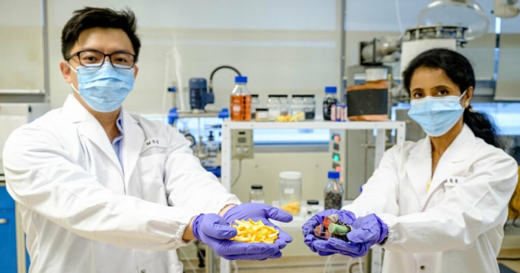 Ученые разработали дешевый способ переработки литий-ионных аккумуляторов с помощью апельсиновой кожуры
