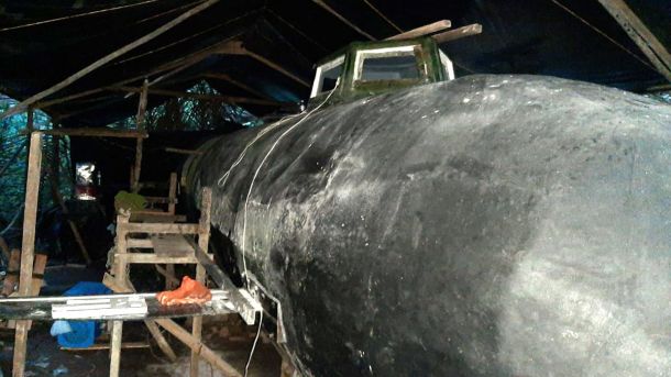 В Колумбии захватили электрическую подводную лодку наркоторговцев