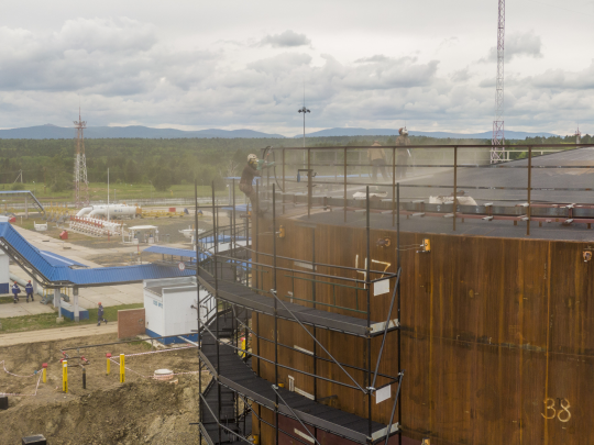 «Транснефть – Восток» реконструировало резервуар для хранения нефти на НПС «Нижнеудинск» в Иркутской области