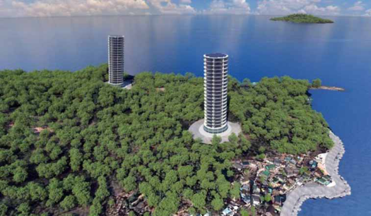 В Южной Корее представили проект 12-этажных башен для генерации ветровой энергии