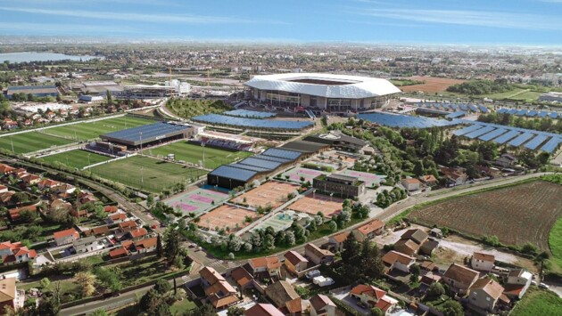 Французский футбольный клуб установит солнечные панели на территории общей площадью 50 тыс кв метров