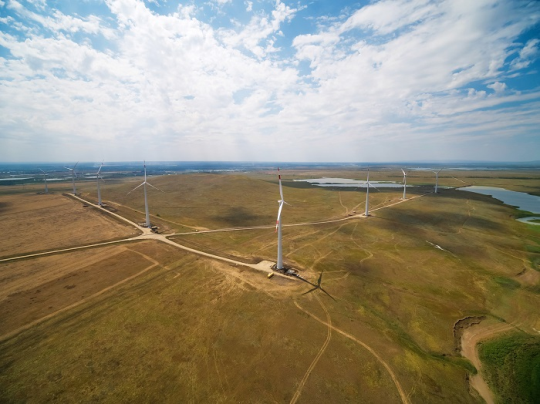 Электроэнергия Кочубеевской ветроэлектростанции Росатома поступила на оптовый рынок
