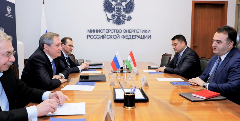 Николай Шульгинов провёл встречу с Министром энергетики и водных ресурсов Республики Таджикистан Далером Джума