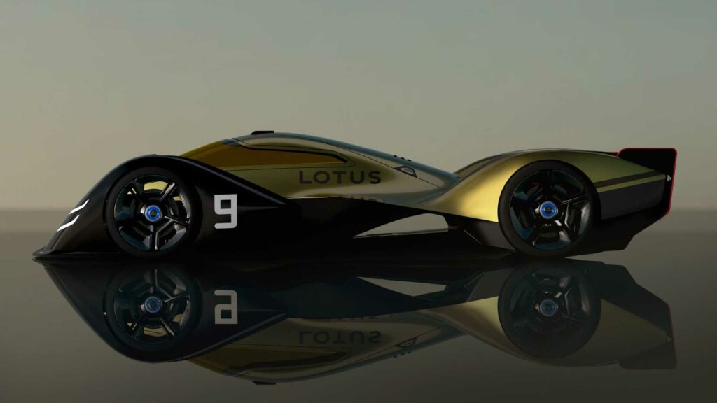Представлен концепт гоночного электрокара Lotus E-R9, который будет участвовать в гонках на выносливость «24 часа Ле-Мана»