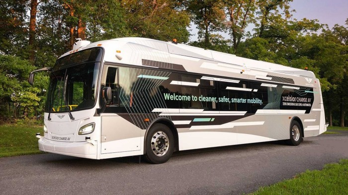 В США представили полностью автономный беспилотный электробус