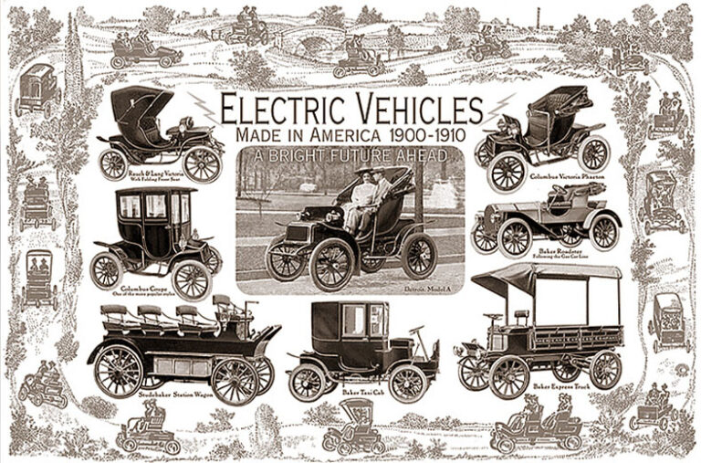 Электромобили - начало пути, забвение и возрождение
