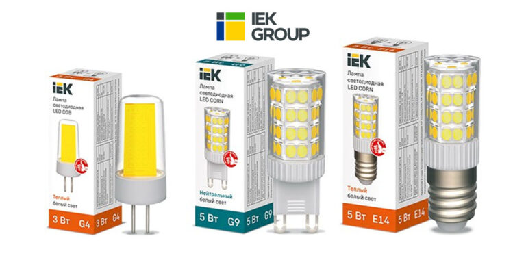 Капсульные светодиодные лампы IEK® – яркая подсветка и экономия электроэнергии