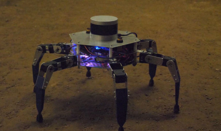 Робот-паук для поиска скелетов