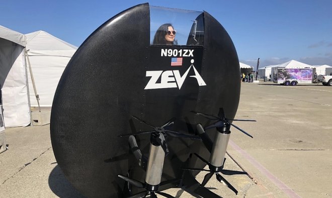 Летающая тарелка от компании Zeva Zero