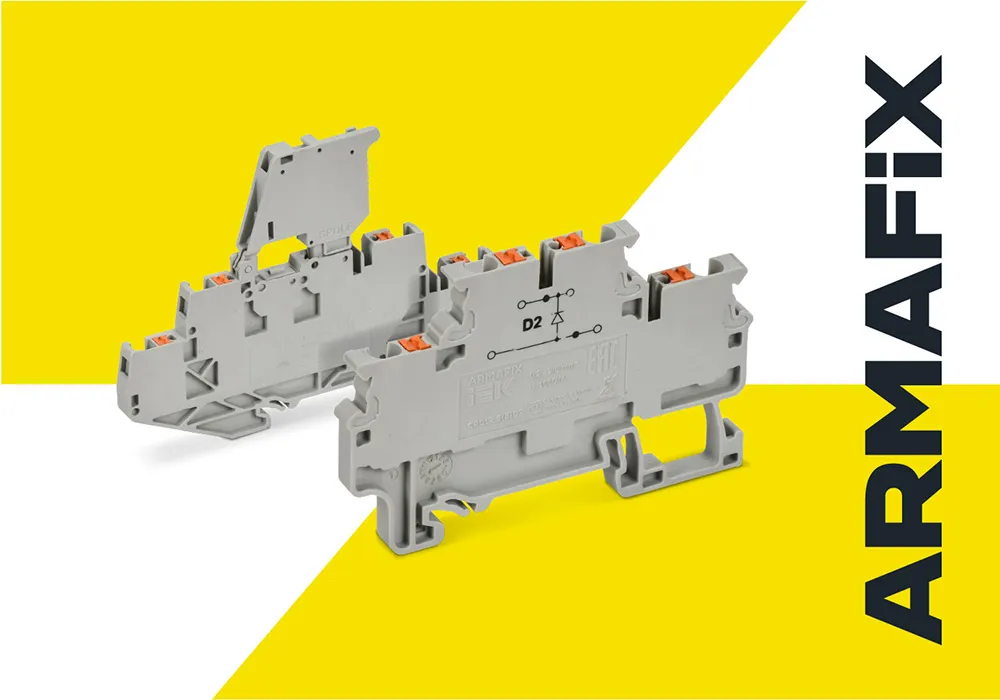Пружинные клеммные колодки CPARMAFIX — новинки с электронными компонентами и держателями предохранителей